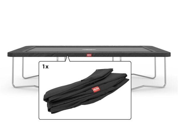 BERG Ersatzteil Schutzrand 330 cm rechteckig grau - Ultim Favorit Regular Federabdeckung für Trampolin