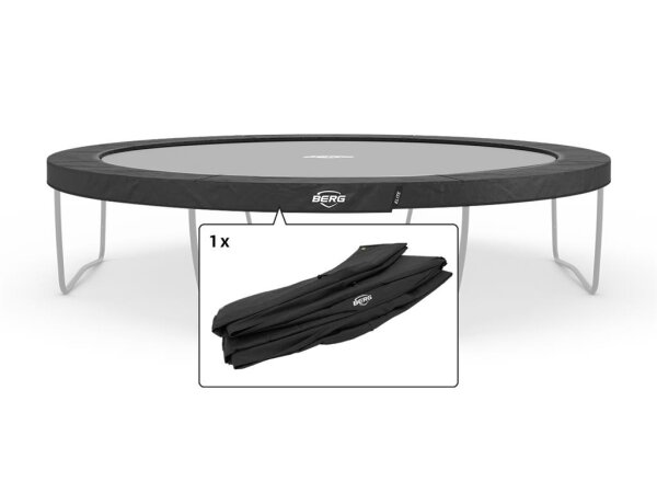 BERG Ersatzteil Schutzrand 430 cm rund grau - Elite Regular Federabdeckung für Trampolin