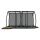BERG Trampolin FlatGround 410 cm Ultim Champion ECO rechteckig Grün + Sicherheitsnetz DLX XL