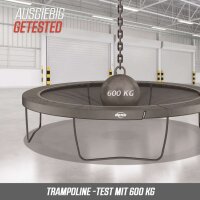 BERG Trampolin Regular 410 cm Ultim Champion ECO rechteckig Grün + Sicherheitsnetz DLX XL