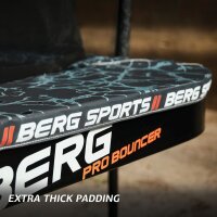 BERG SPORTS Trampolin FlatGround 5 x 5 m Ultim Pro Bouncer rechteckig Grau