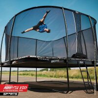 BERG Trampolin rechteckig Trampolin Regular 5 x 5 m Ultim...