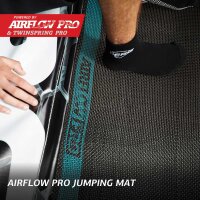 BERG Trampolin rechteckig Trampolin Regular 5 x 5 m Ultim Pro Bouncer rechteckig + Sicherheitsnetz XL