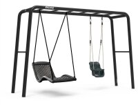 BERG PlayBase L Black Klettergerüst Schaukelgestell...