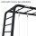 BERG PlayBase L Black Klettergerüst Schaukelgestell mit Basketballkorb, Torwand & Kletterwand