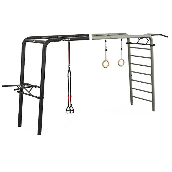 BERG PlayBase L Sport Klettergerüst Schaukelgestell Heim Fitnessgerät Schwarz & Grün