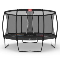 BERG Trampolin rund Elite Regular 430 Grau Levels +...