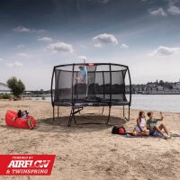BERG Trampolin rund Elite Regular 430 Grau Levels +...