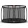 BERG Trampolin Rund 330 cm Elite InGround Grau + Sicherheitsnetz Deluxe