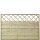 PLUS Bergen Zaun m / Rankgitter - druckimp. - 180 x 120 cm