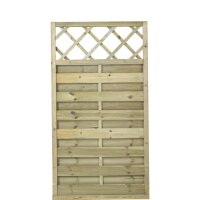 PLUS Bergen Zaun m / Rankgitter - Druckimp. -...