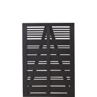 PLUS Silence Einzeltor - Farbgru. schwarz - 100 x 140 cm