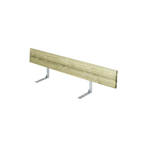 PLUS Rückenlehne mit Beschlag (für Plankenbank) - 166 cm - Druckimprägniert