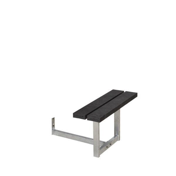 PLUS Kompletter Anbausatz für Basic Kombimöbel 77 cm - RePlast - Schwarz