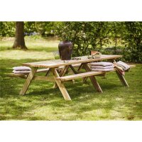 PLUS Kombimöbel mit Klappsitzen - 300 cm -Druckimprägniert