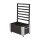 PLUS Cubic Raumteiler mit Spalier - 130 cm - Schwarz