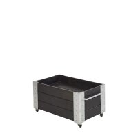PLUS Cubic Blumenkasten mit Rädern - 87 x 45 cm -...