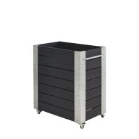 PLUS Cubic Blumenkasten mit Rädern - 87 x 95 cm -...