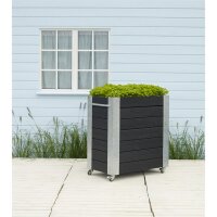 PLUS Cubic Blumenkasten mit Rädern - 87 x 95 cm -...