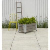 PLUS Cubic Blumenkasten mit Rädern - 87 x 45 cm -...