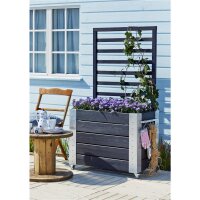 PLUS Cubic Raumteiler mit Spalier -155 cm - Schwarz
