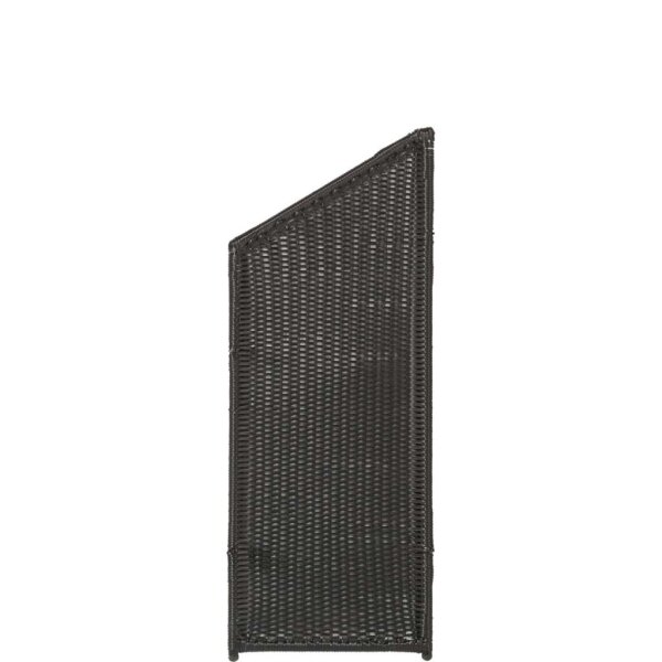 PLUS Trend Schrägelement - Polyrattan - 55 x 140 / 110 cm