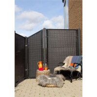PLUS Trend Schrägelement - Polyrattan - 55 x 140 / 110 cm