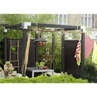 PLUS Trend Zaun - Polyrattan - 115 x 170 cm