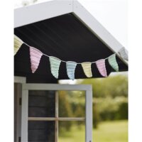 PLUS Spielhaus mit Terrasse - 198 x 162 x 153 cm unbehandelt
