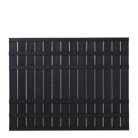 PLUS Rustik Zaun - Farbgr. schwarz - 180 x 138 cm