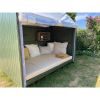 PLUS Spielhaus / Shelter mit Räder - unbehandelt