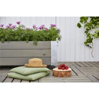 PLUS Cubic Blumenkasten mit Rädern - 120 x 45 cm -...