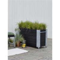 PLUS Cubic Blumenkasten mit Rädern - 50 x 120 x 70...