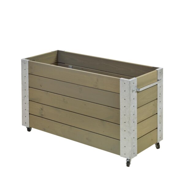 PLUS Cubic Blumenkasten mit Rädern - 50 x 120 x 70 cm Hoch