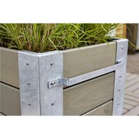 PLUS Cubic Blumenkasten mit Rädern - 50 x 120 x 70...