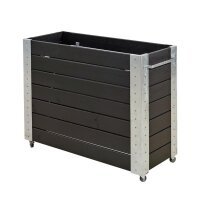 PLUS Cubic Blumenkasten mit Rädern - 50 x 120 x 95...