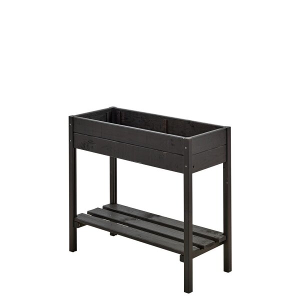 PLUS Pflanzkasten auf Beine - 79 cm - Schwarz