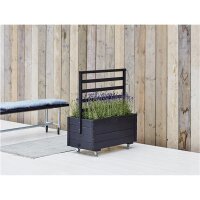 PLUS Pflanzkasten m / Spalier und Rädern - 105 cm -...