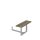 PLUS Kompletter Anbausatz für Basic Kombimöbel 77 cm - Graubraun