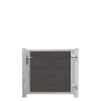 PLUS Futura WPC Tor rechts - 99×91 cm + 16 cm Pfosten