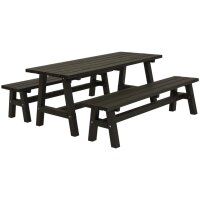 PLUS Country Plankengarnitur - 177 cm - 1 Tisch und 2...