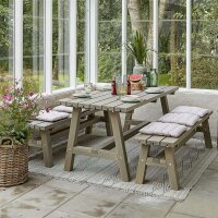 PLUS Country Plankengarnitur - 177 cm - 1 Tisch und 2...