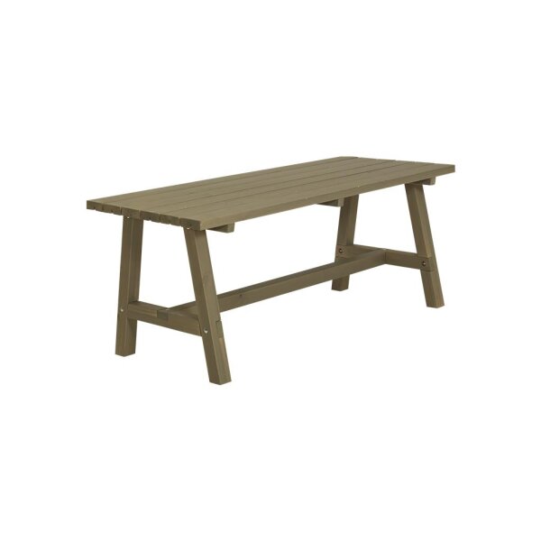 PLUS Country Plankentisch - 177 cm - Graubraun