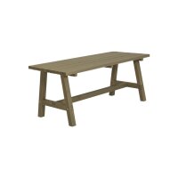 PLUS Country Plankentisch - 177 cm - Graubraun