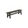 PLUS Country Plankenbank - 177 cm - Schwarz
