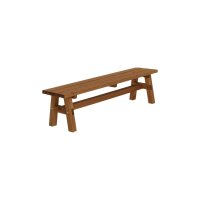 PLUS Country Plankenbank - 177 cm - Farbgrundiert Teak
