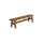 PLUS Country Plankenbank - 177 cm - Farbgrundiert Teak