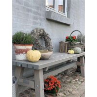 PLUS Country Plankenbank - 177 cm - Graubraun