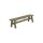 PLUS Country Plankenbank - 177 cm - Graubraun