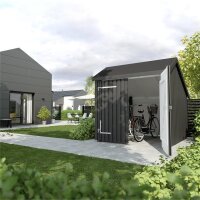 PLUS Fahrradunterstand m / Doppeltür 5,7 m² -...